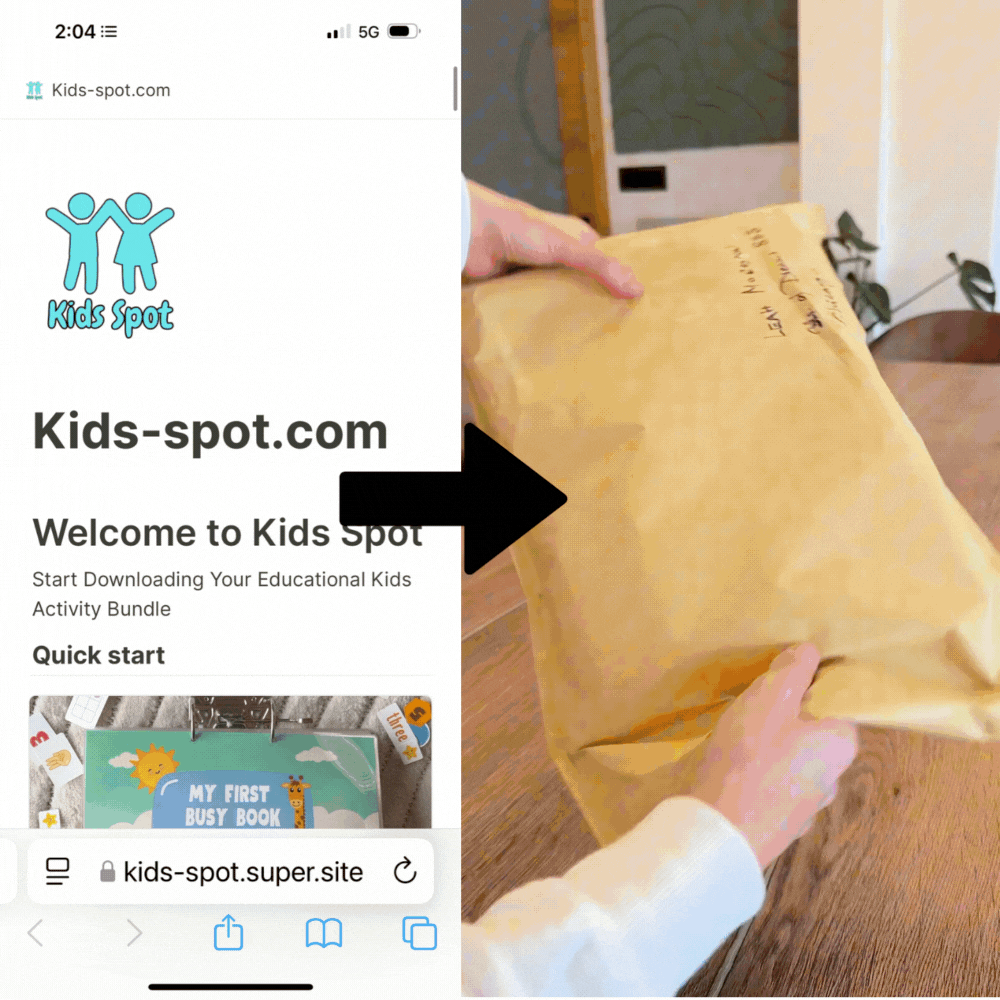 Physical Kids Activity Book