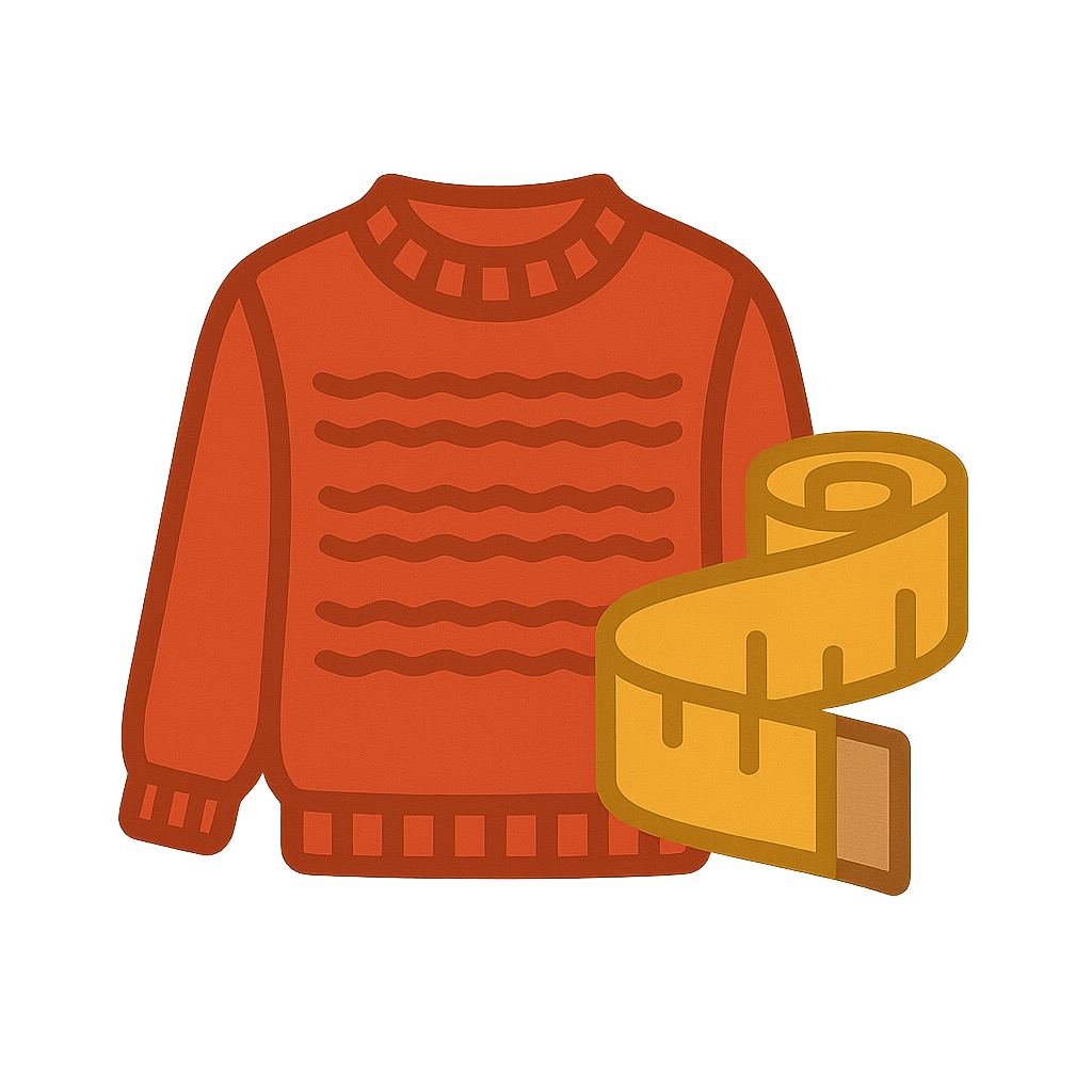 Crochet Clothing Patterns & Measurement Charts