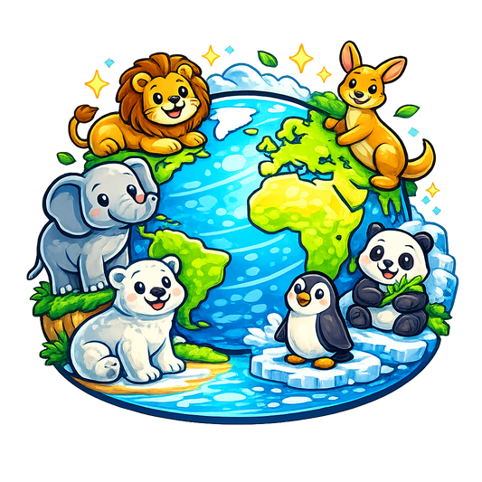 World Animals Globe