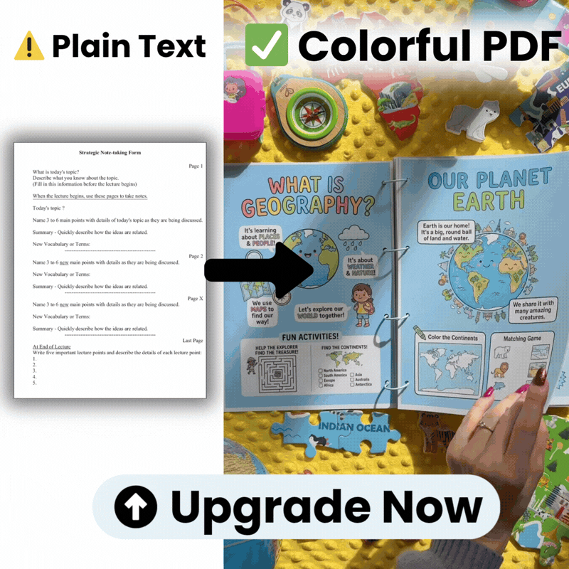 Upgrade to the Full 10,000+ Pages Color Geography Learning Vault (One Time Offer)